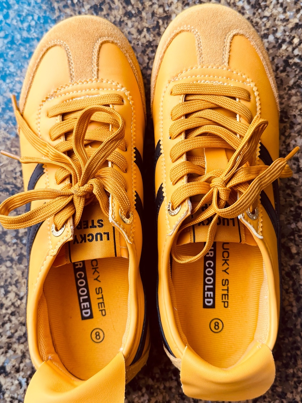 Lucky Step Yellow Sneakers